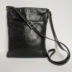 Margot 'Radley' Crossbody Messenger Leather Bag Purse Black